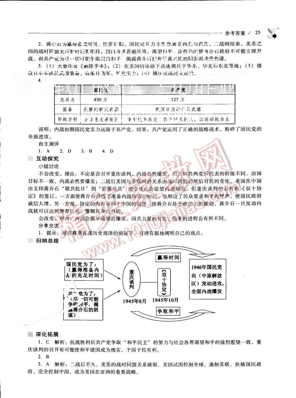 2015年新課程問題解決導(dǎo)學(xué)方案七年級歷史上冊北師大版 第25頁