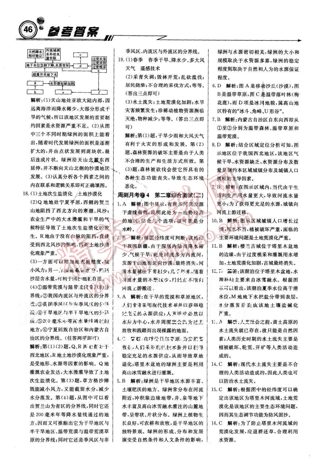 2015年輕巧奪冠周測月考直通高考高中地理必修3人教版 第14頁
