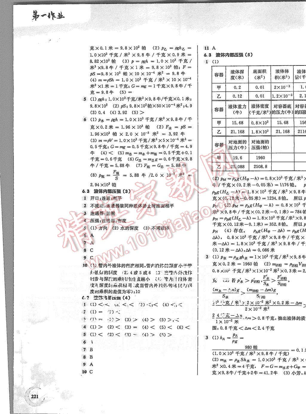 2015年第一作業(yè)九年級物理全一冊 第5頁