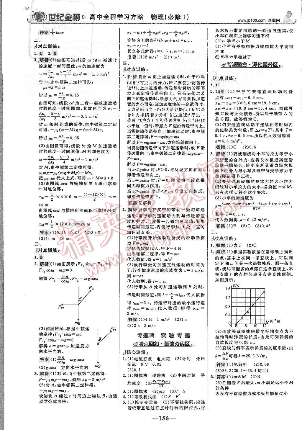 2015年世紀(jì)金榜高中全程學(xué)習(xí)方略物理必修1人教版 第15頁(yè)