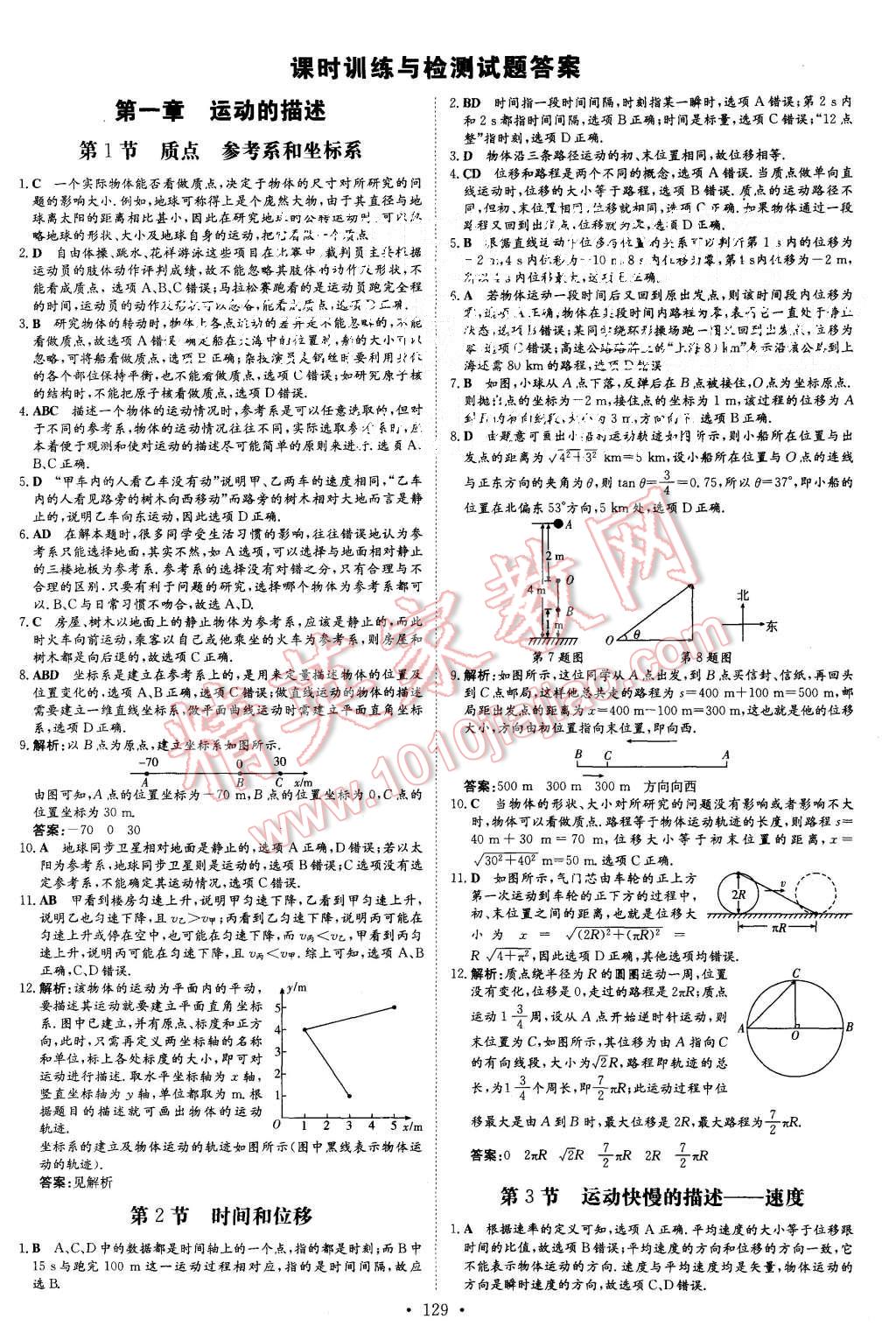 2015年高中全程學(xué)習(xí)導(dǎo)與練物理必修1人教版 第12頁(yè)