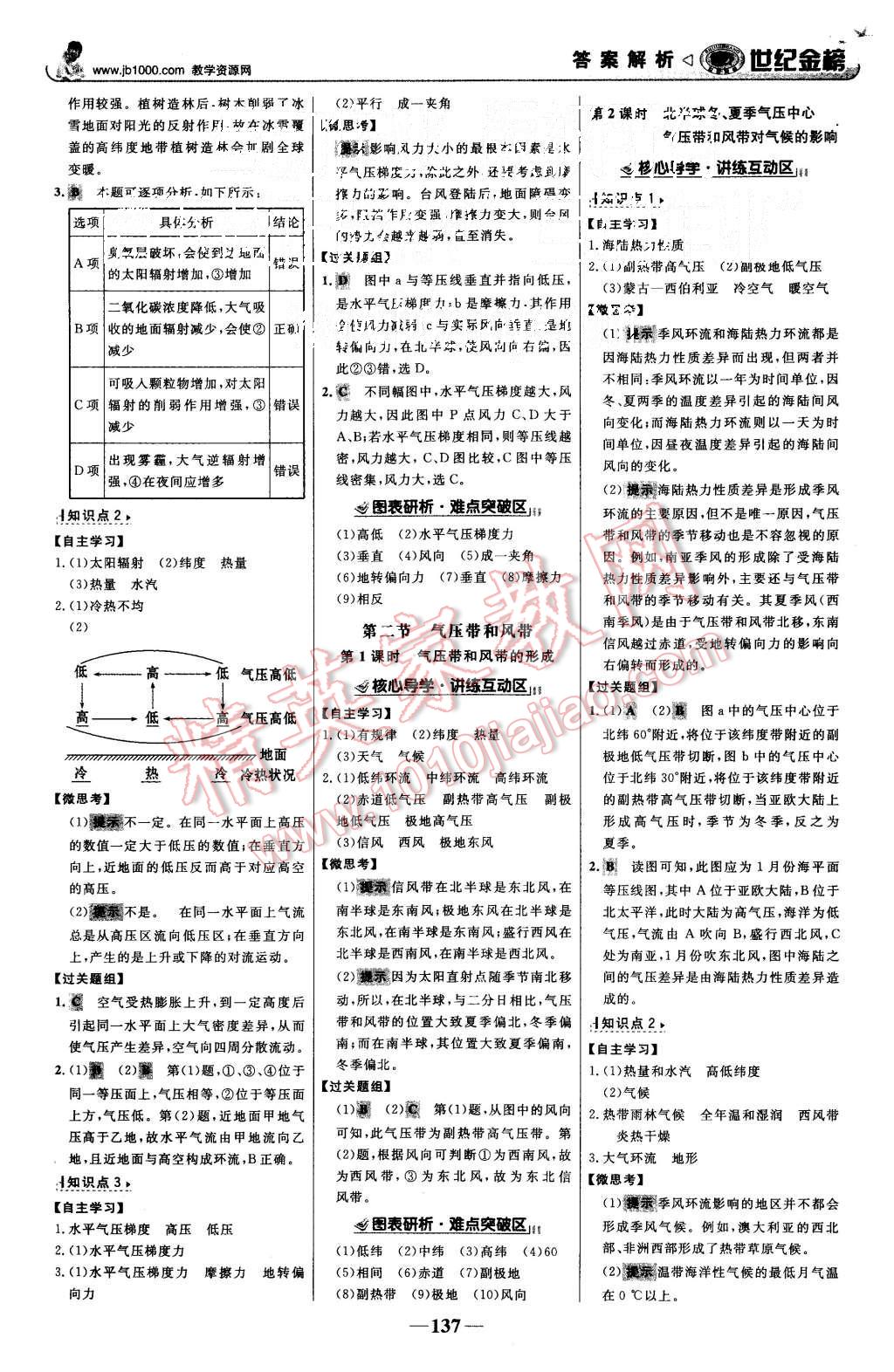 2015年世紀(jì)金榜高中全程學(xué)習(xí)方略地理必修1人教版 第4頁(yè)