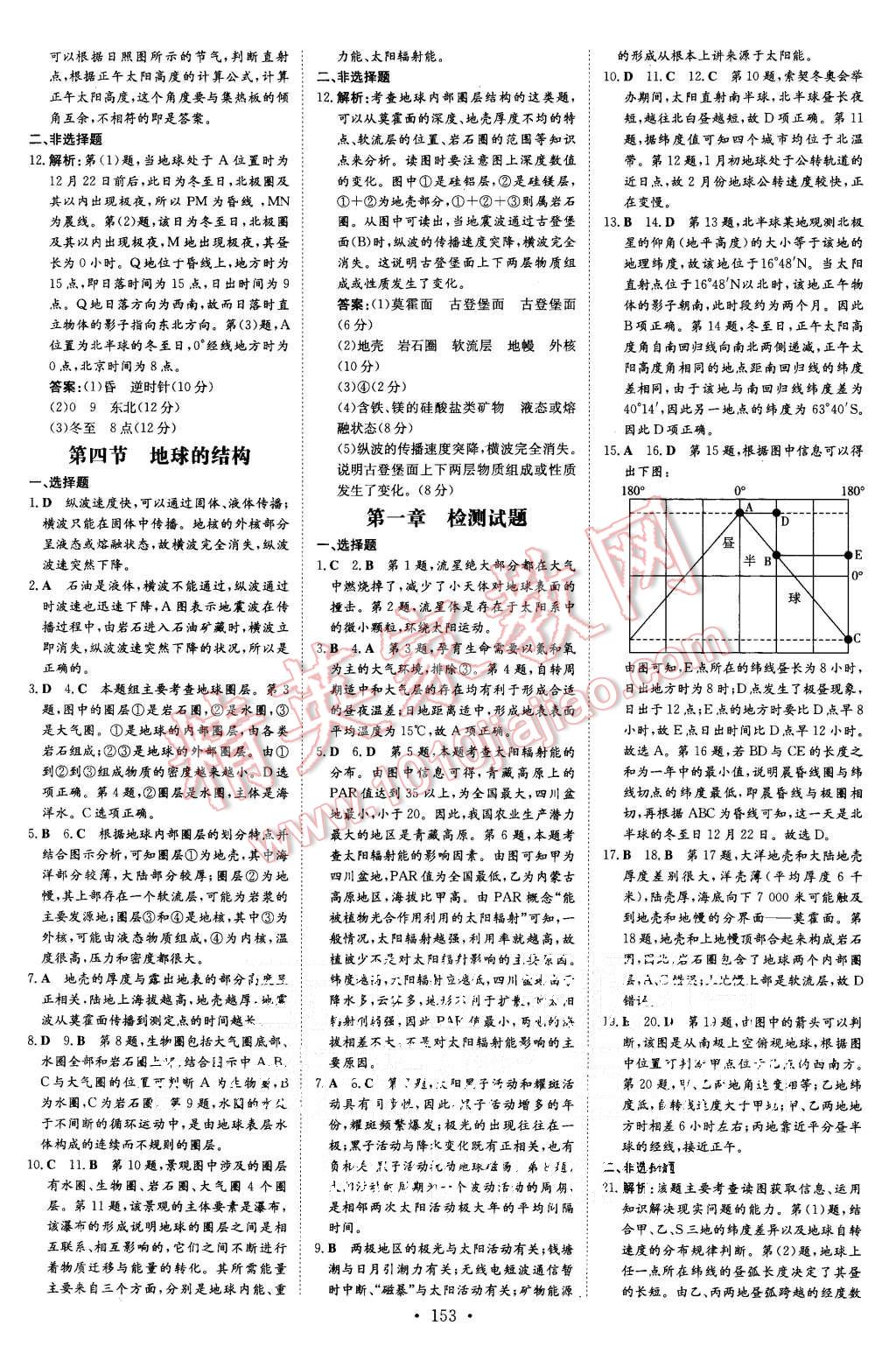 2015年高中全程學(xué)習(xí)導(dǎo)與練地理必修1湘教版 第3頁