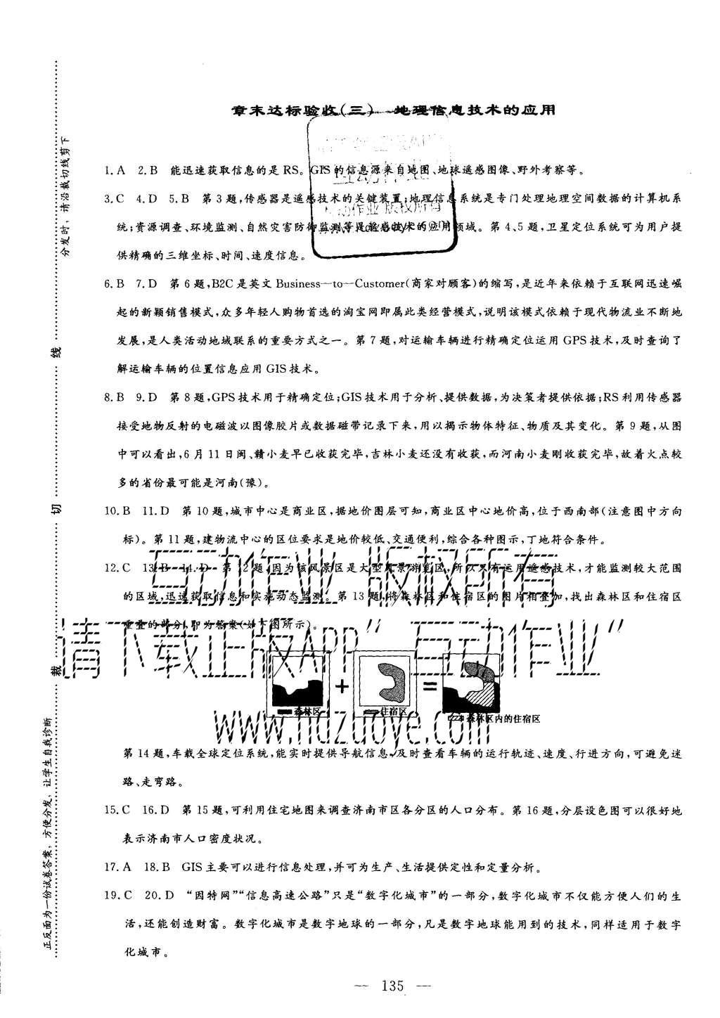 2015年三維設(shè)計高中新課標(biāo)同步課堂地理必修3中圖版 章末達標(biāo)驗收第23頁