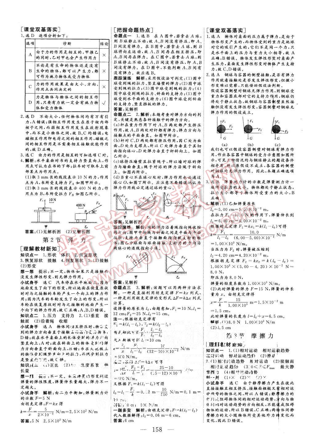 2015年三維設(shè)計(jì)高中新課標(biāo)同步課堂物理必修1人教版 第8頁