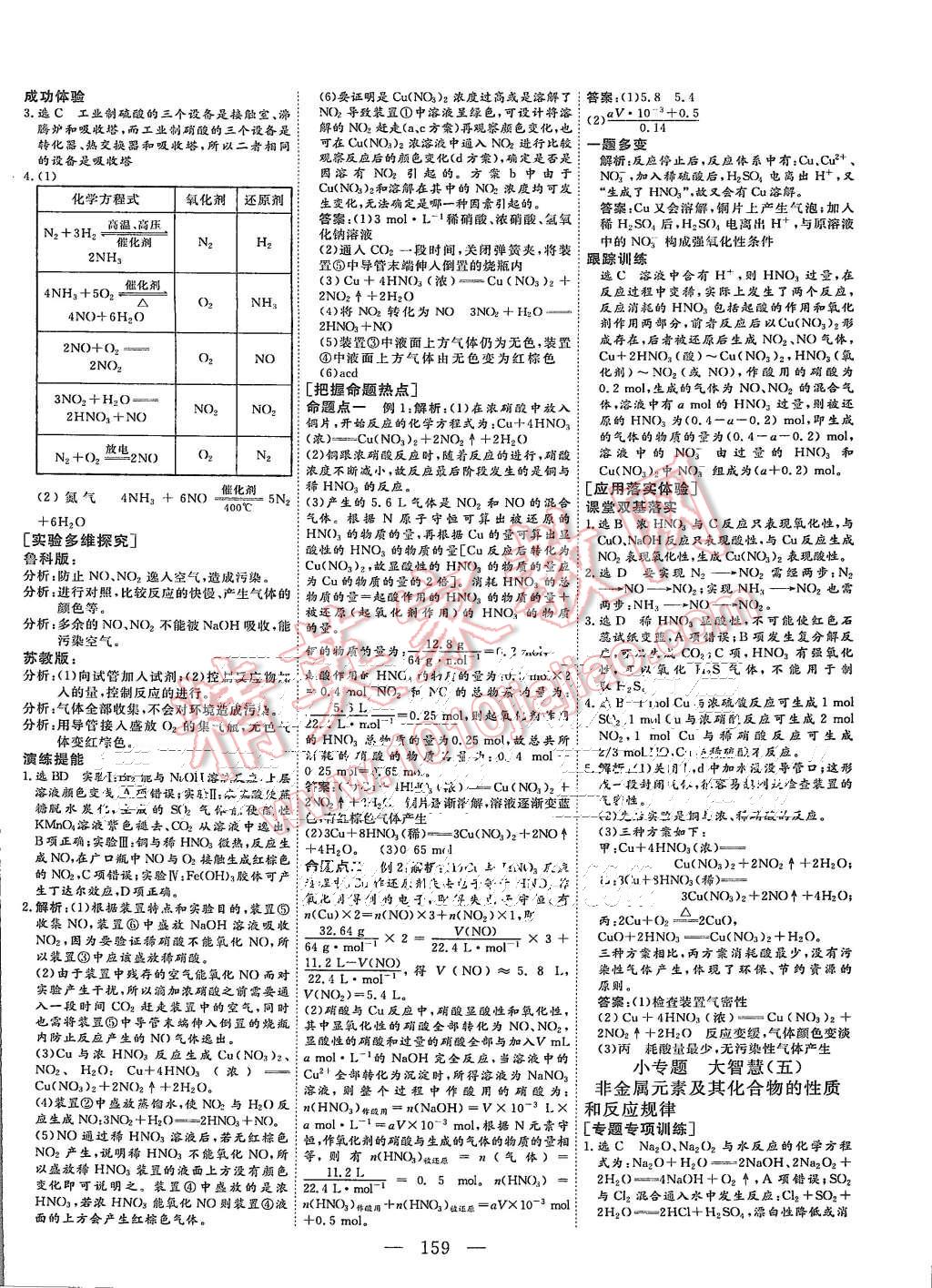 2015年三維設(shè)計(jì)高中新課標(biāo)同步課堂化學(xué)必修1蘇教版 第17頁(yè)