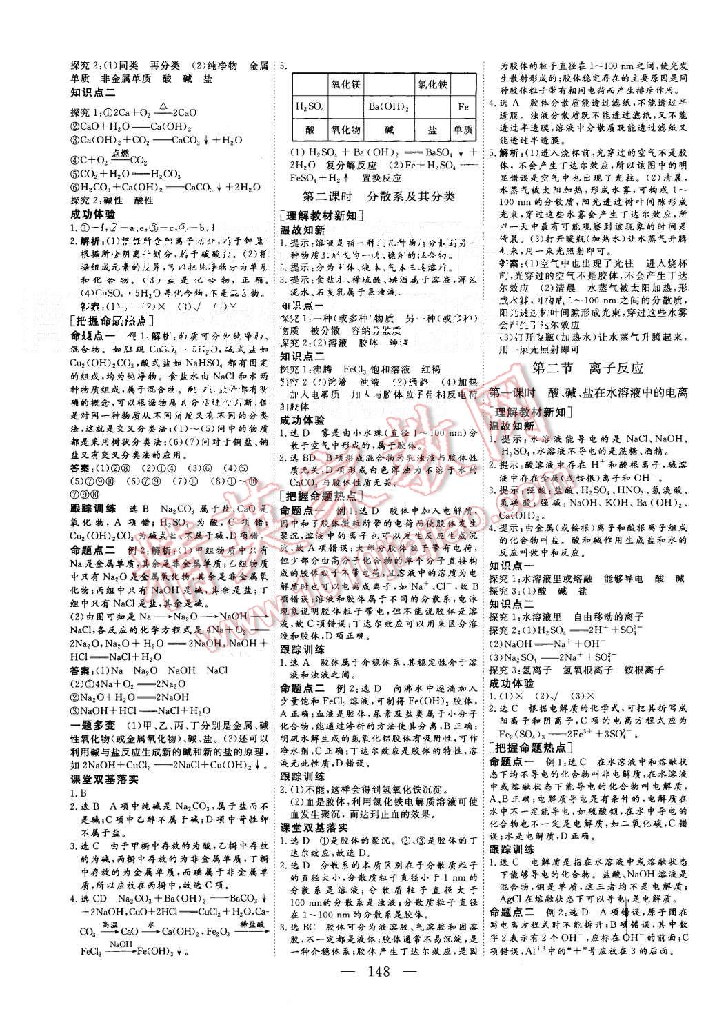 2015年三維設(shè)計(jì)高中新課標(biāo)同步課堂化學(xué)必修1人教版 第4頁(yè)