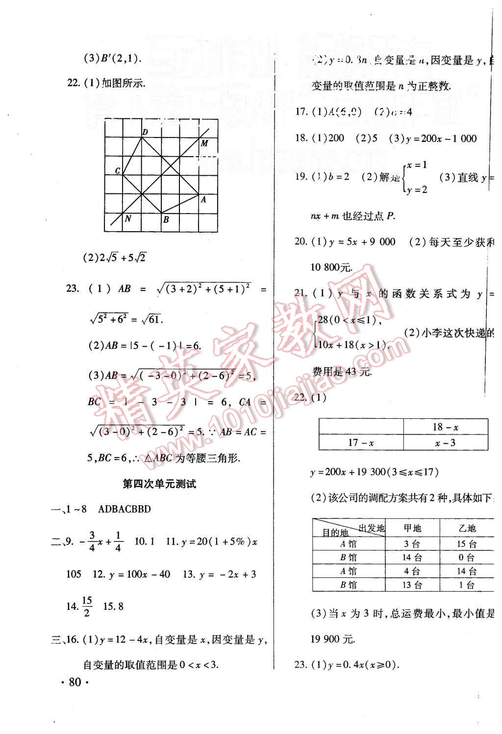 2015年ABC考王全程測(cè)評(píng)試卷八年級(jí)數(shù)學(xué)上冊(cè)北師大版 第3頁(yè)