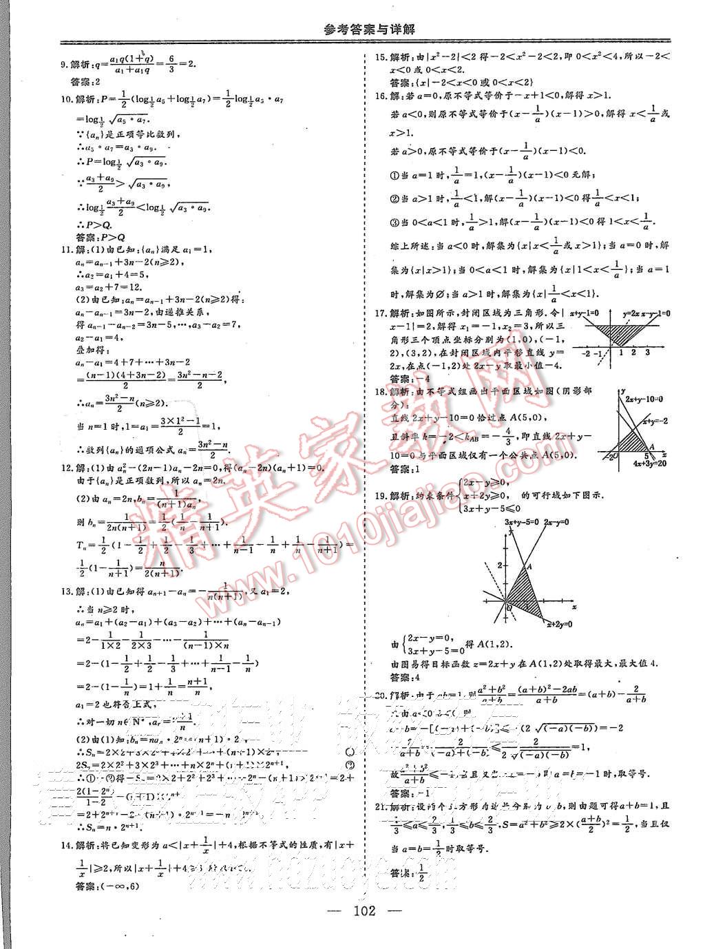 2015年三維設(shè)計高中新課標(biāo)同步課堂數(shù)學(xué)必修5蘇教版 第14頁