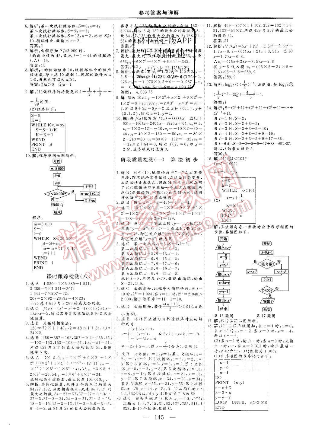 2015年三維設(shè)計高中新課標(biāo)同步課堂數(shù)學(xué)必修3人教A版 第19頁