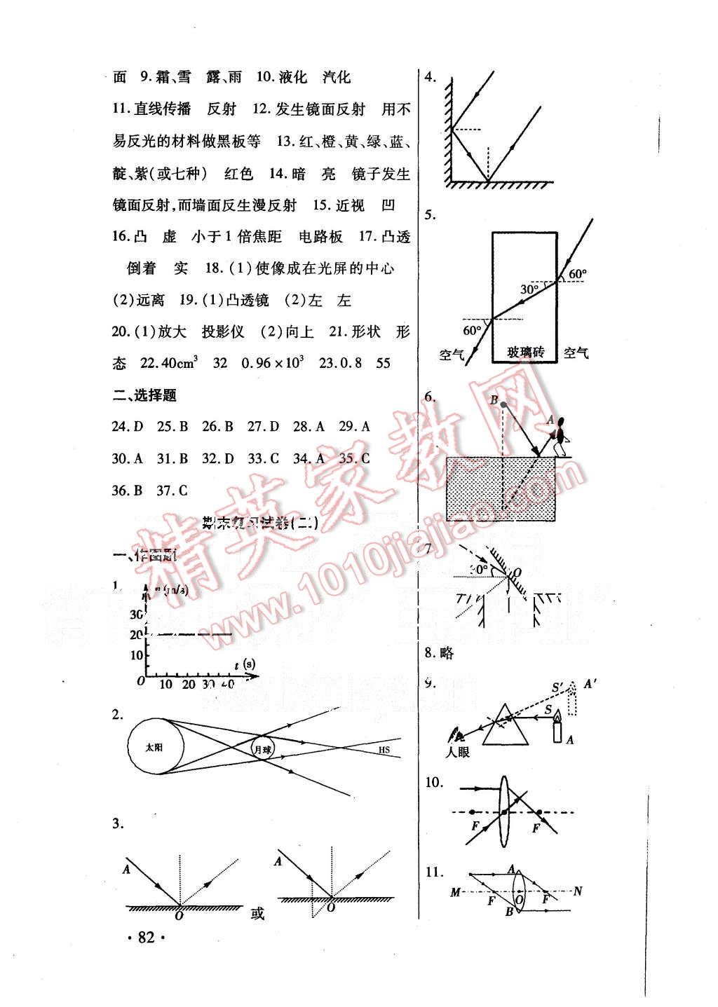 2015年ABC考王全程测评试卷八年级物理上册人教版 第7页