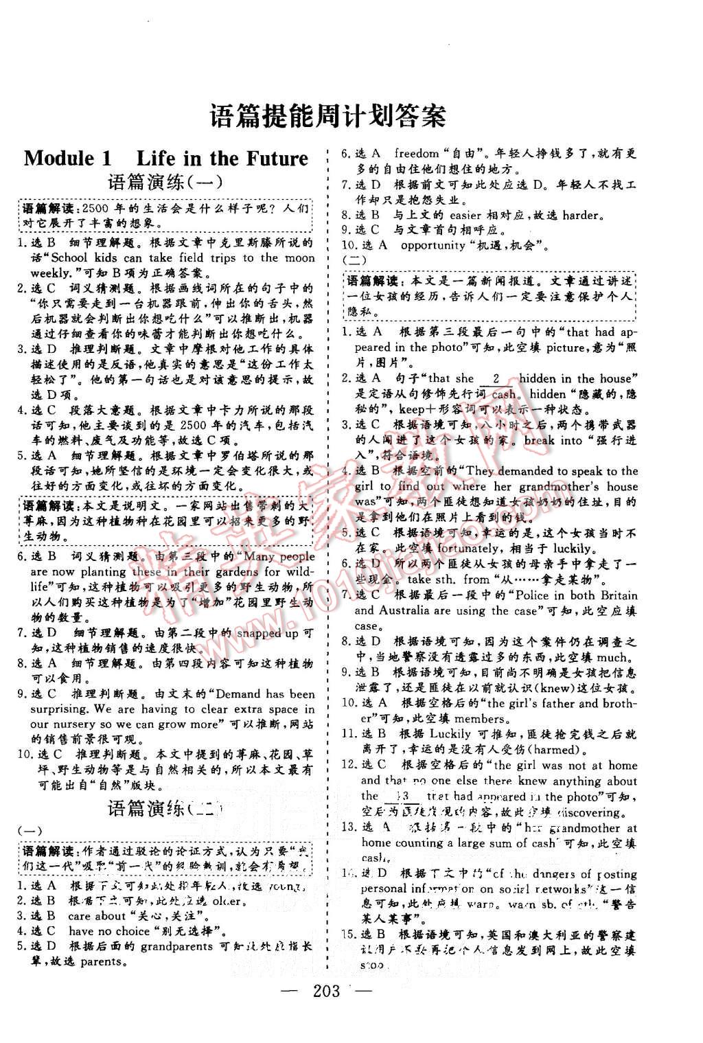 2015年三維設(shè)計(jì)高中新課標(biāo)同步課堂英語必修4外研版 第25頁