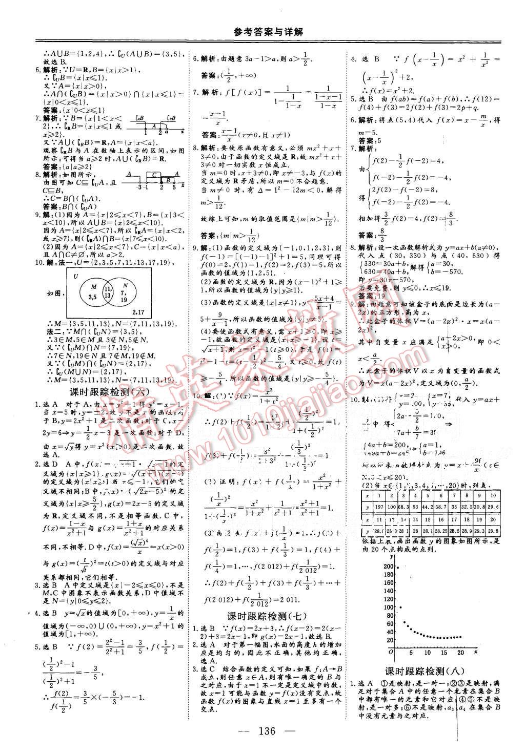 2015年三維設計高中新課標同步課堂數(shù)學必修1人教A版 第16頁