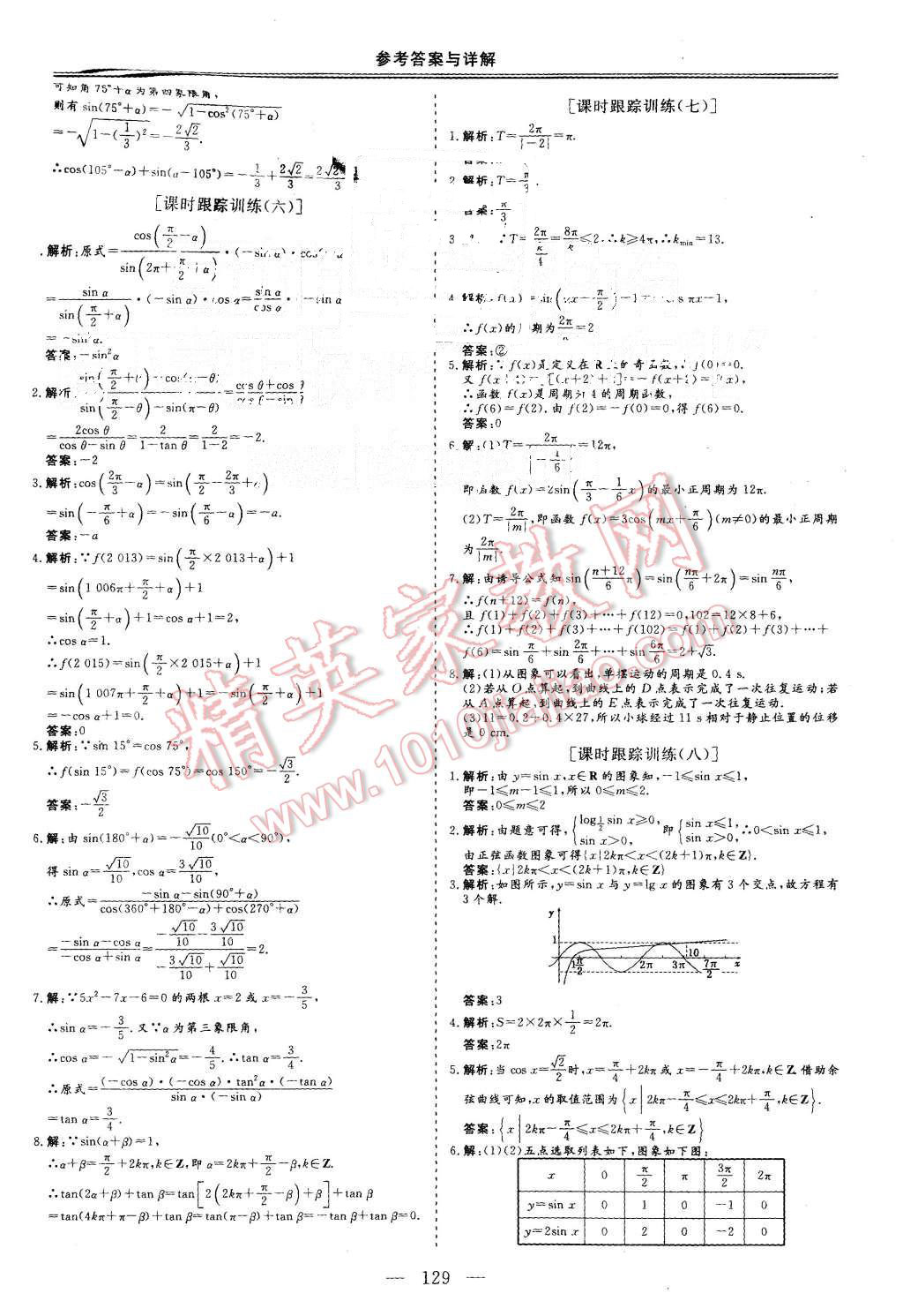 2015年三維設(shè)計高中新課標同步課堂數(shù)學(xué)必修4蘇教版 第19頁