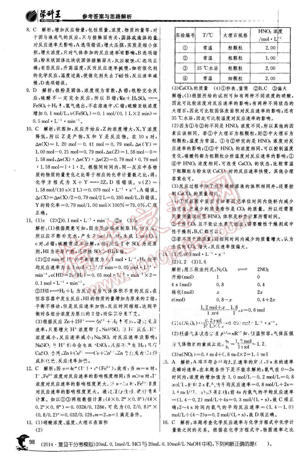 2015年實驗班全程提優訓練高中化學必修1人教版 第36頁