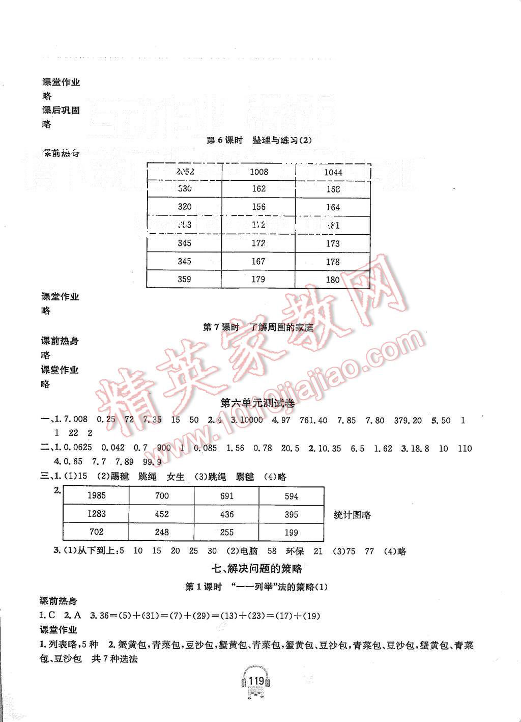 2015年金钥匙课时学案作业本五年级数学上册江苏版 第13页