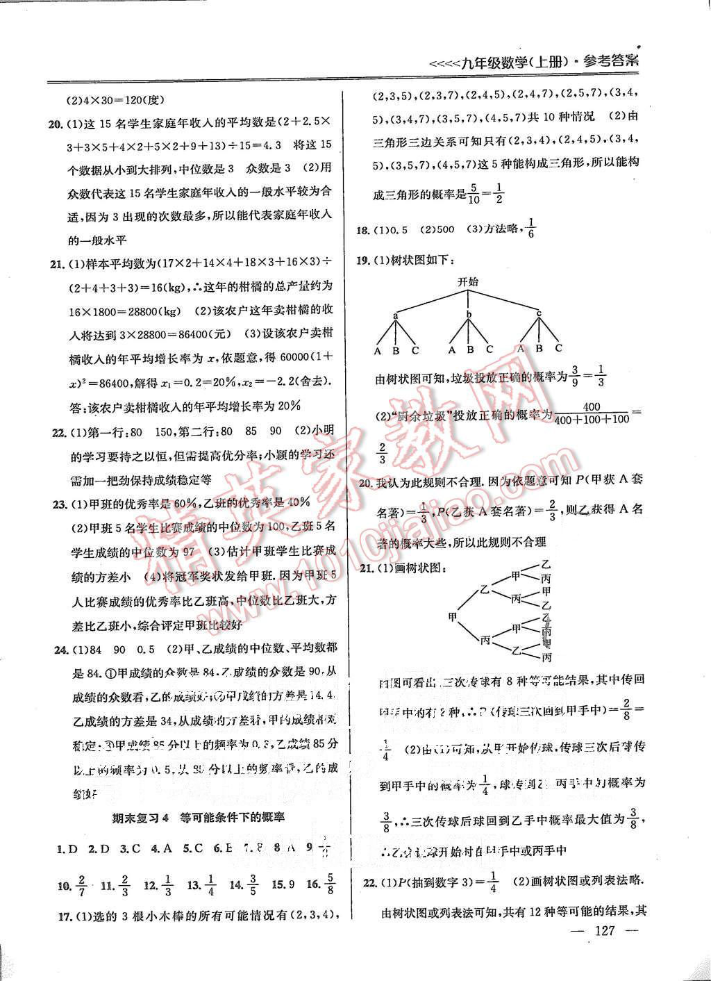 2015年提優(yōu)訓(xùn)練非常階段123九年級數(shù)學(xué)上冊國標(biāo)江蘇版 第17頁