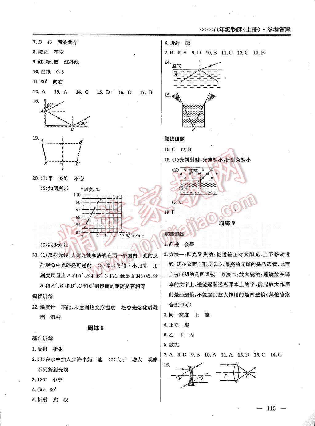 2015年提優(yōu)訓(xùn)練非常階段123八年級(jí)物理上冊(cè)國(guó)標(biāo)江蘇版 第3頁(yè)