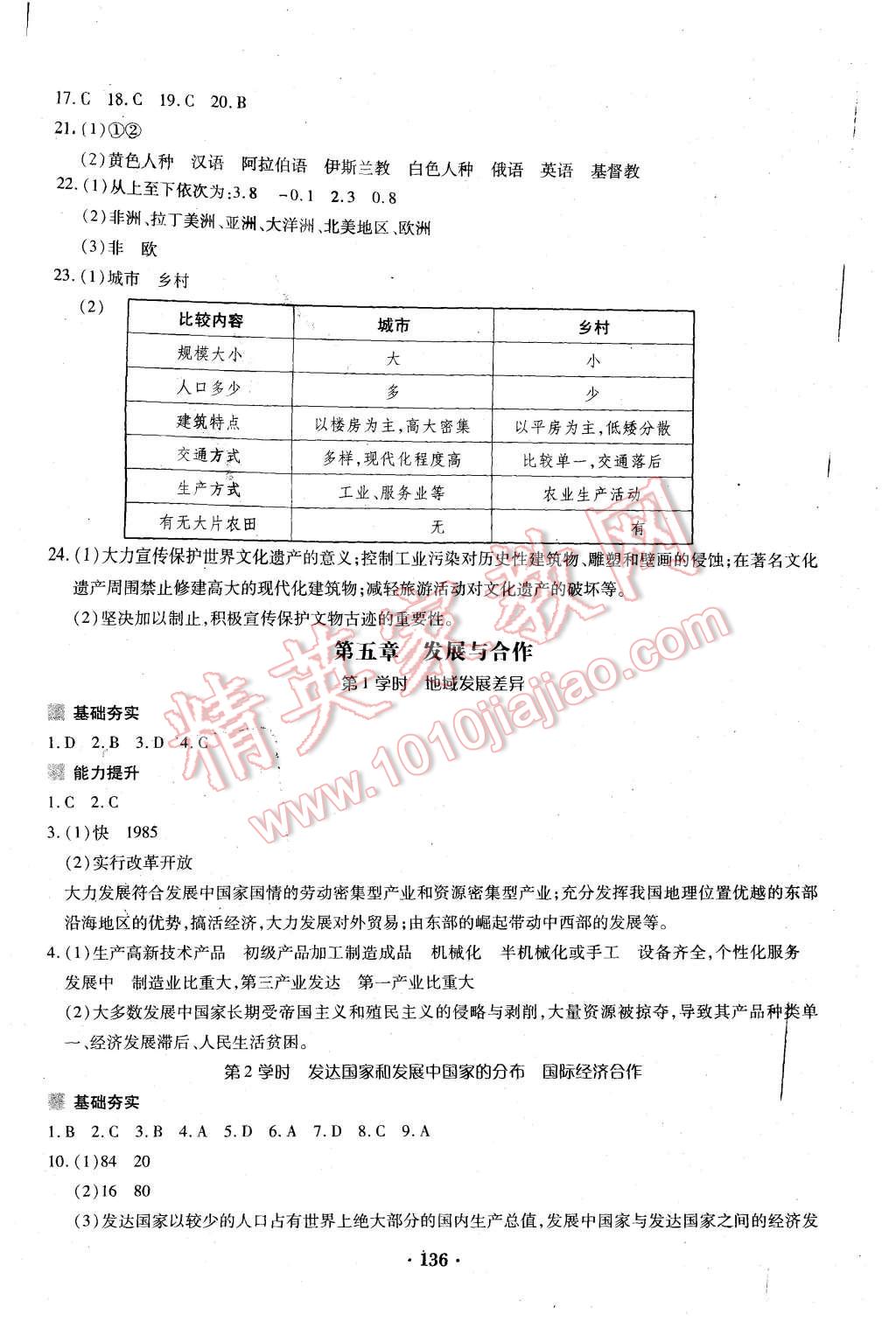 2015年一課一練創(chuàng)新練習(xí)七年級地理上冊人教版 第14頁