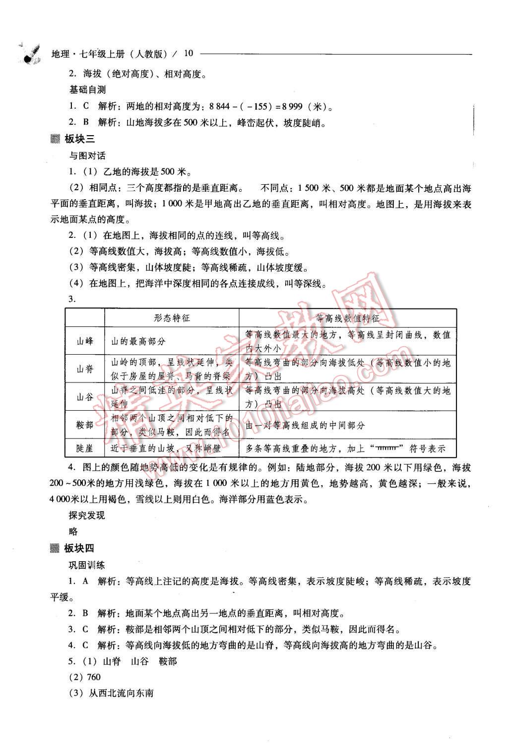 2015年新課程問題解決導(dǎo)學(xué)方案七年級地理上冊人教版 第7頁