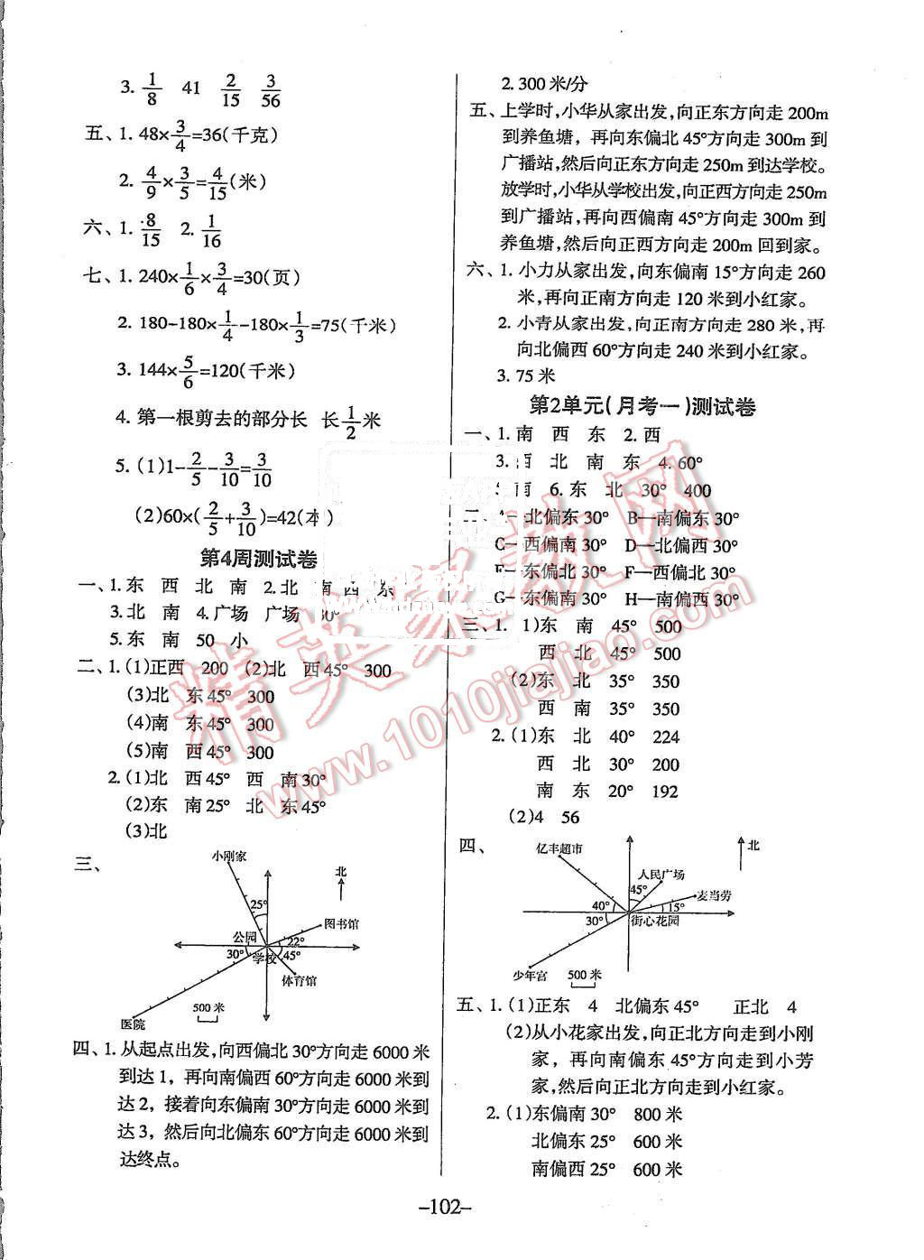 2015年優(yōu)佳好卷與教學(xué)完美結(jié)合六年級(jí)數(shù)學(xué)上冊(cè)人教版 第2頁