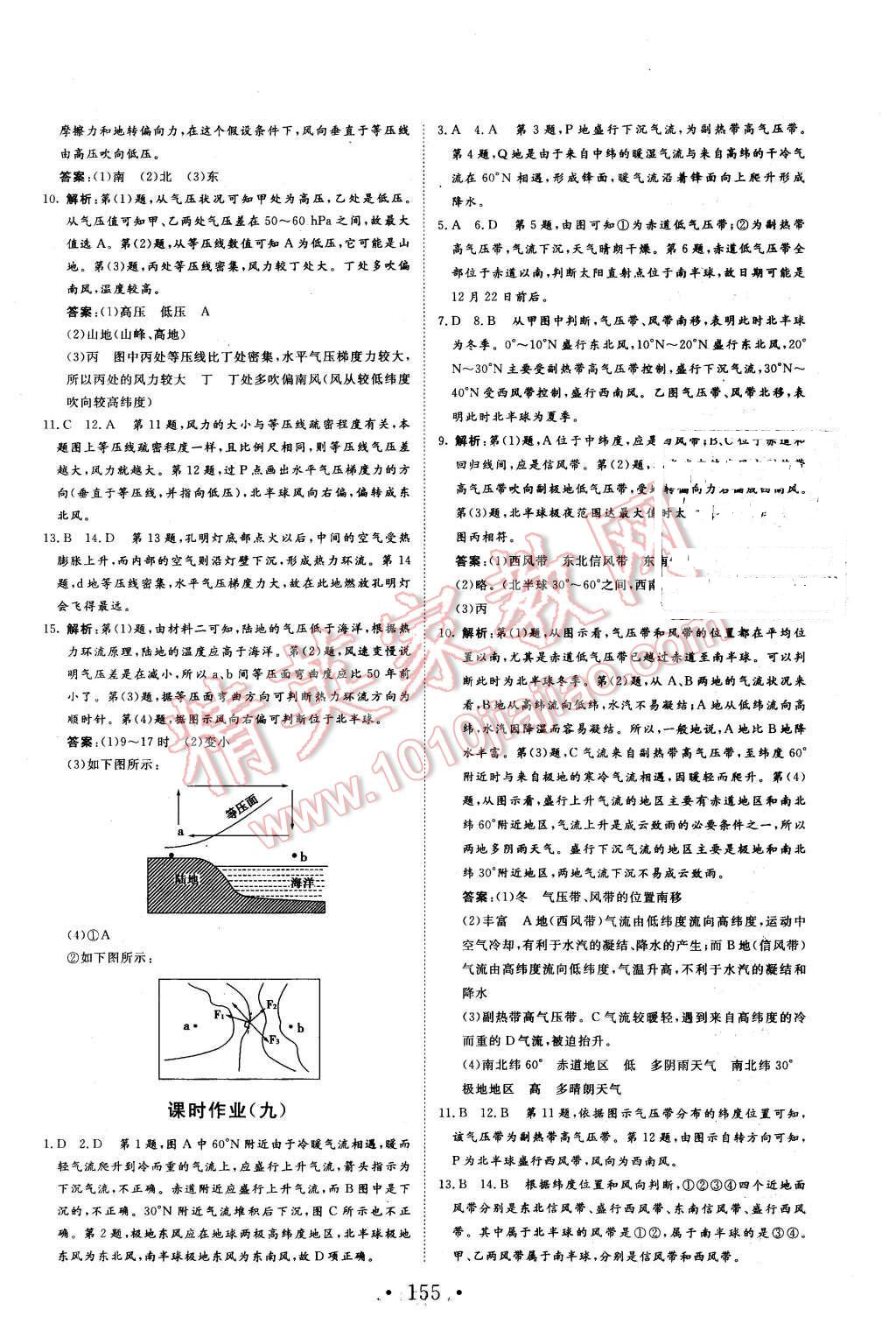 2015年課堂新坐標(biāo)高中同步導(dǎo)學(xué)案地理必修1人教版 第19頁(yè)