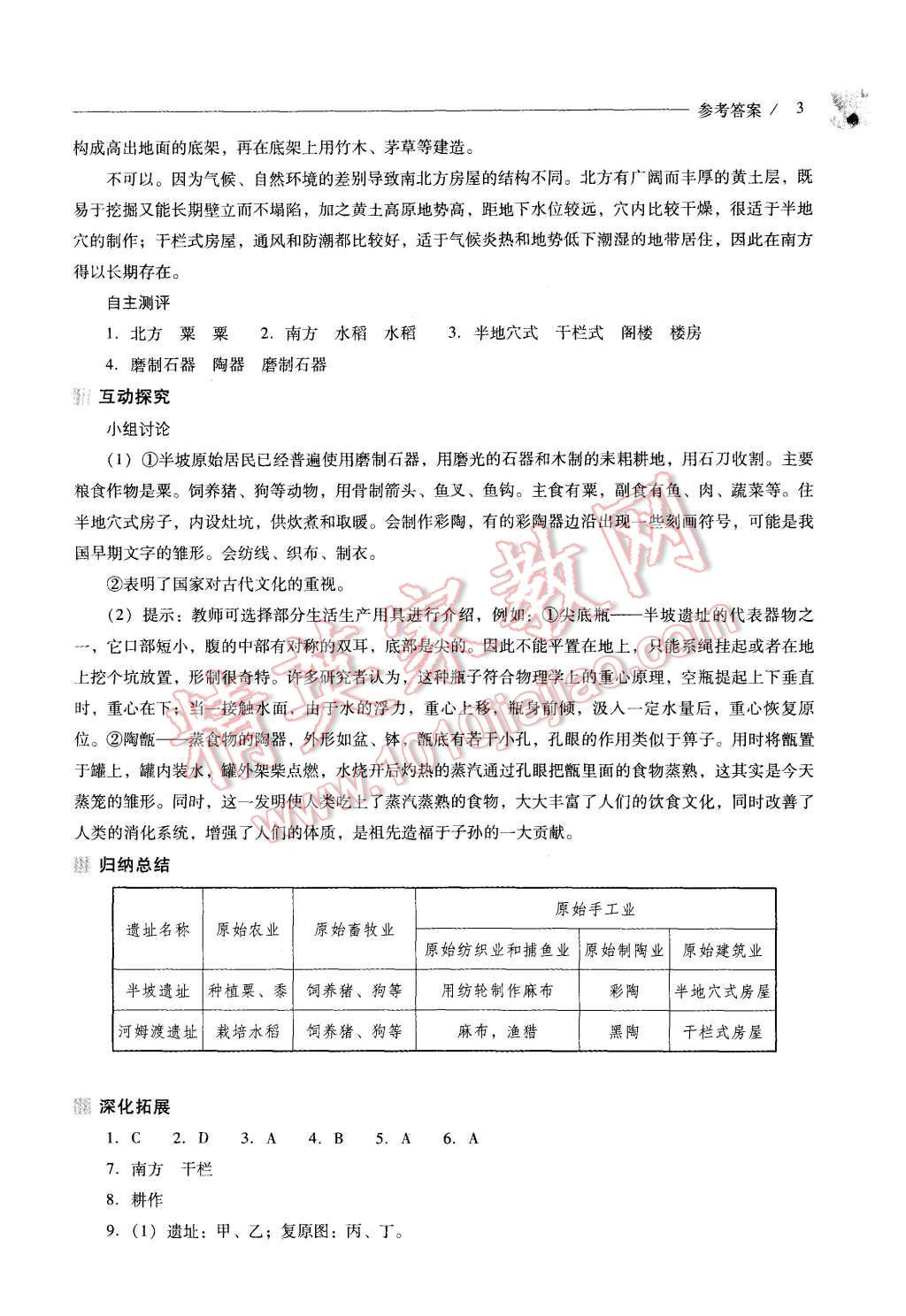 2015年新课程问题解决导学方案七年级中国历史上册华东师大版 第3页