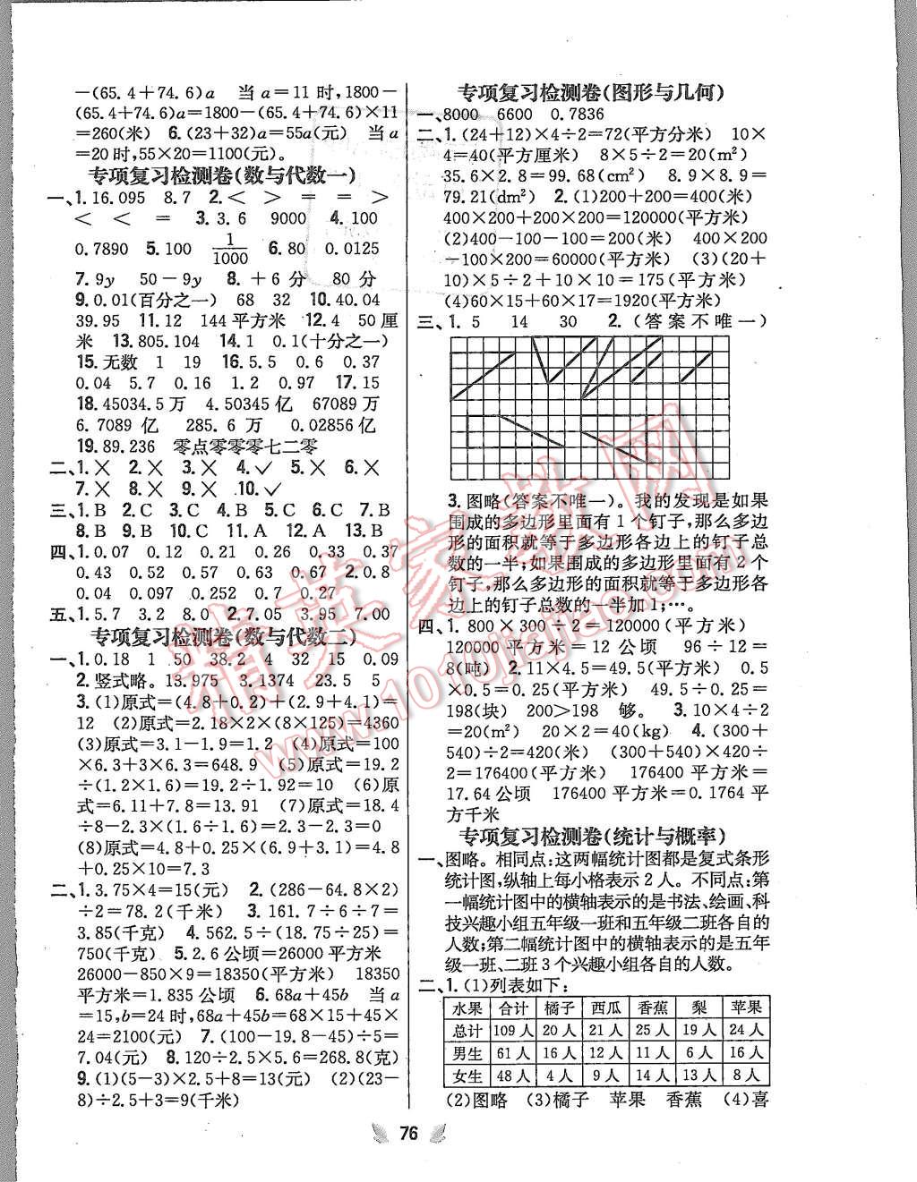 2015年小學(xué)教材完全考卷五年級(jí)數(shù)學(xué)上冊(cè)江蘇版 第4頁