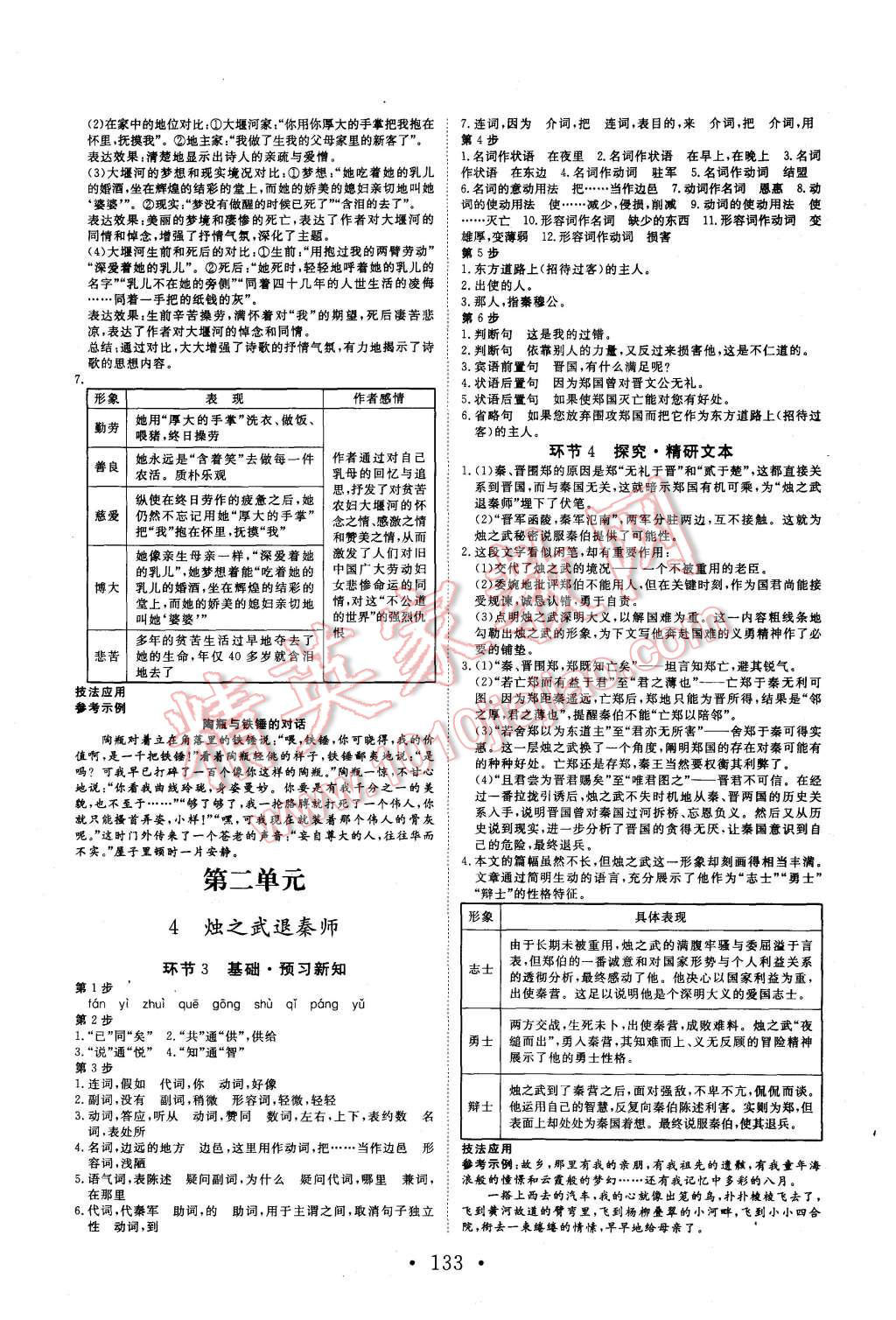 2015年課堂新坐標(biāo)高中同步導(dǎo)學(xué)案語文必修1人教版 第3頁