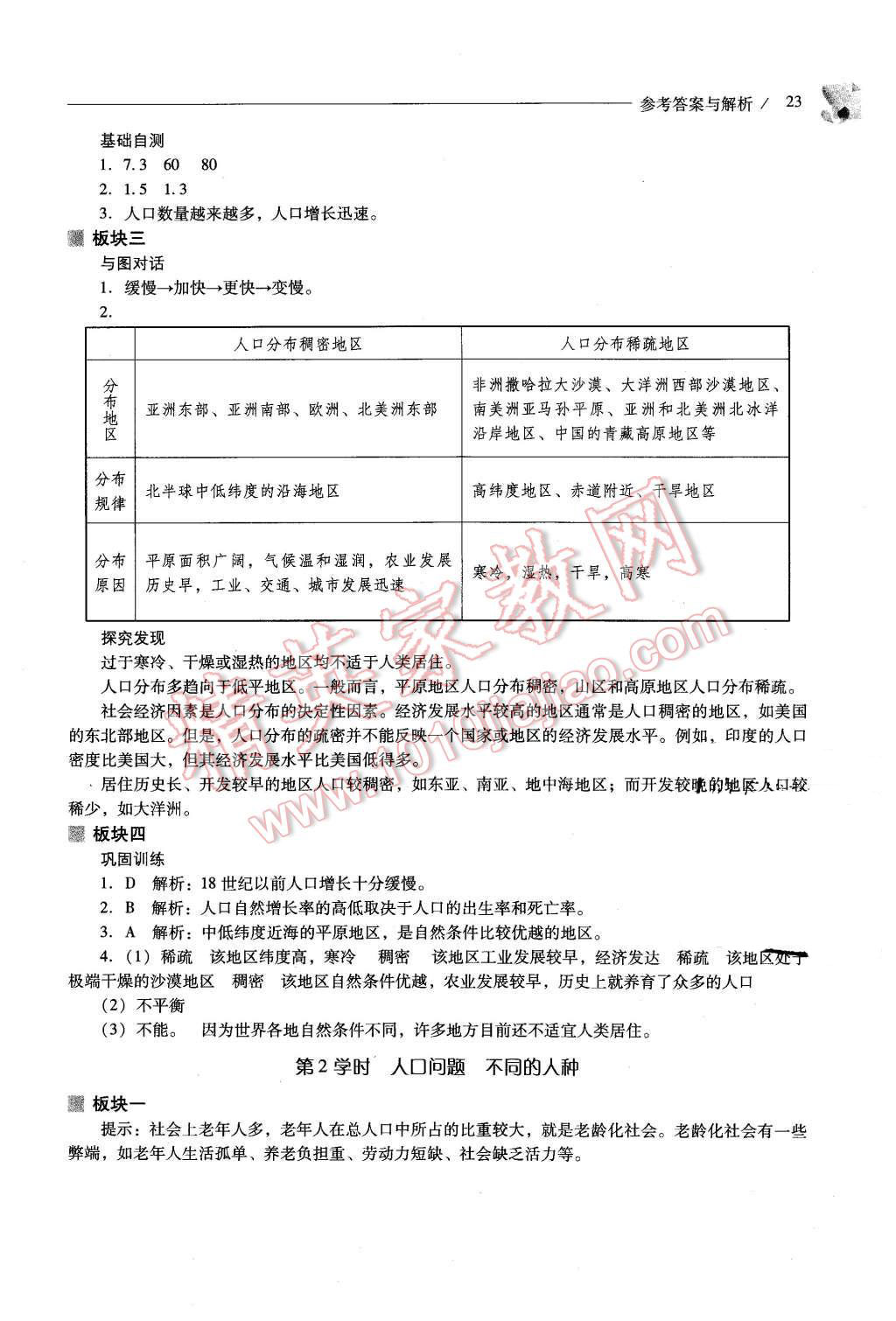 2015年新課程問題解決導(dǎo)學(xué)方案七年級(jí)地理上冊(cè)人教版 第20頁