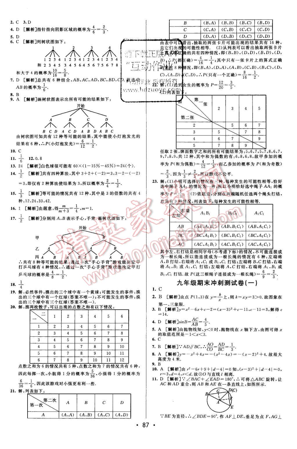 2015年期末考向标海淀新编跟踪突破测试卷八年级数学上册沪科版 第11页