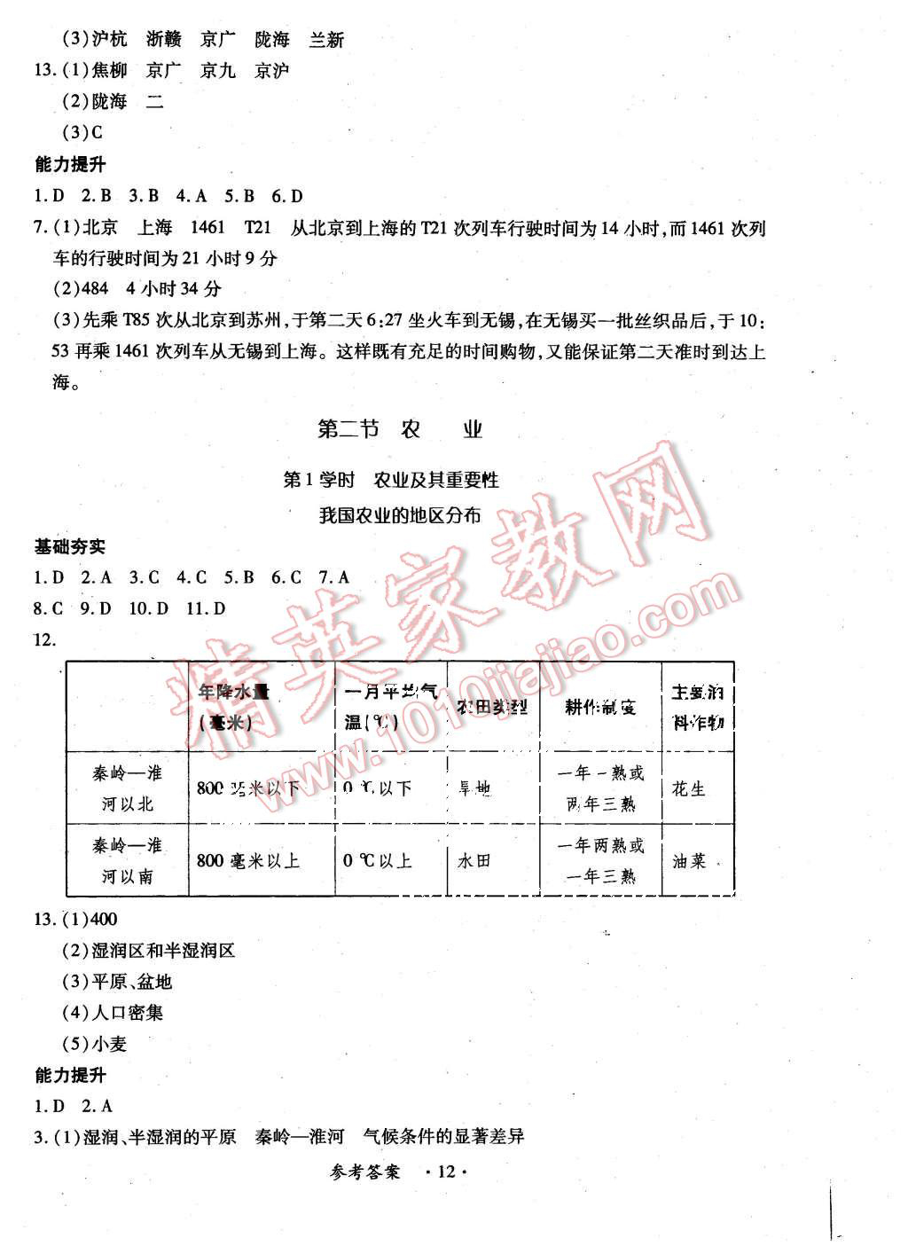 2015年一課一案創(chuàng)新導(dǎo)學八年級地理上冊人教版 第12頁