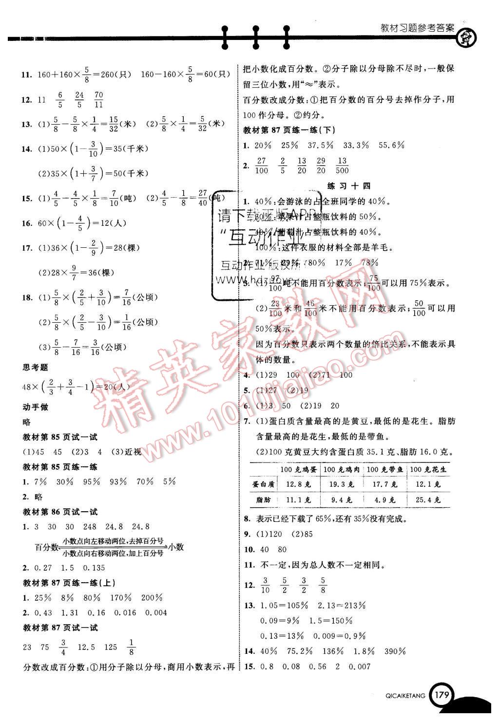 2015年七彩课堂六年级语文上册苏教版 第21页