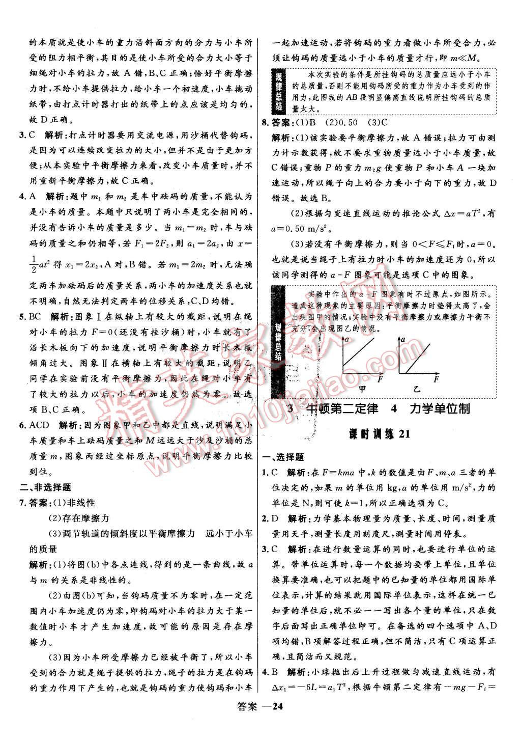 2015年高中同步測控優(yōu)化訓(xùn)練物理必修1人教版 第24頁