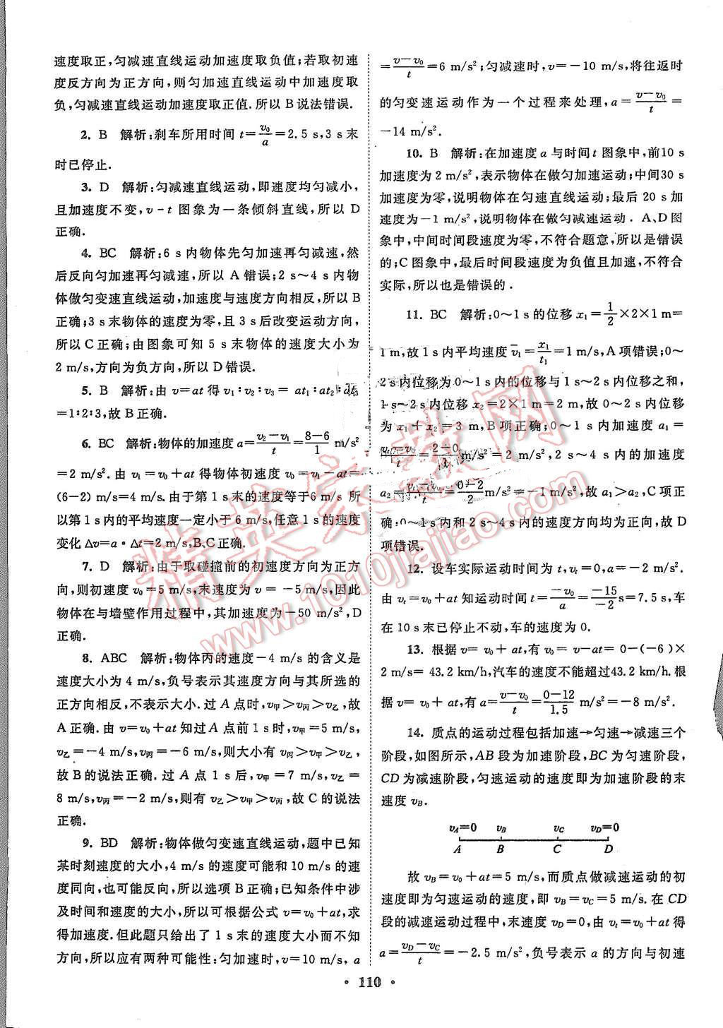 2015年高中物理小題狂做必修1人教版 第12頁