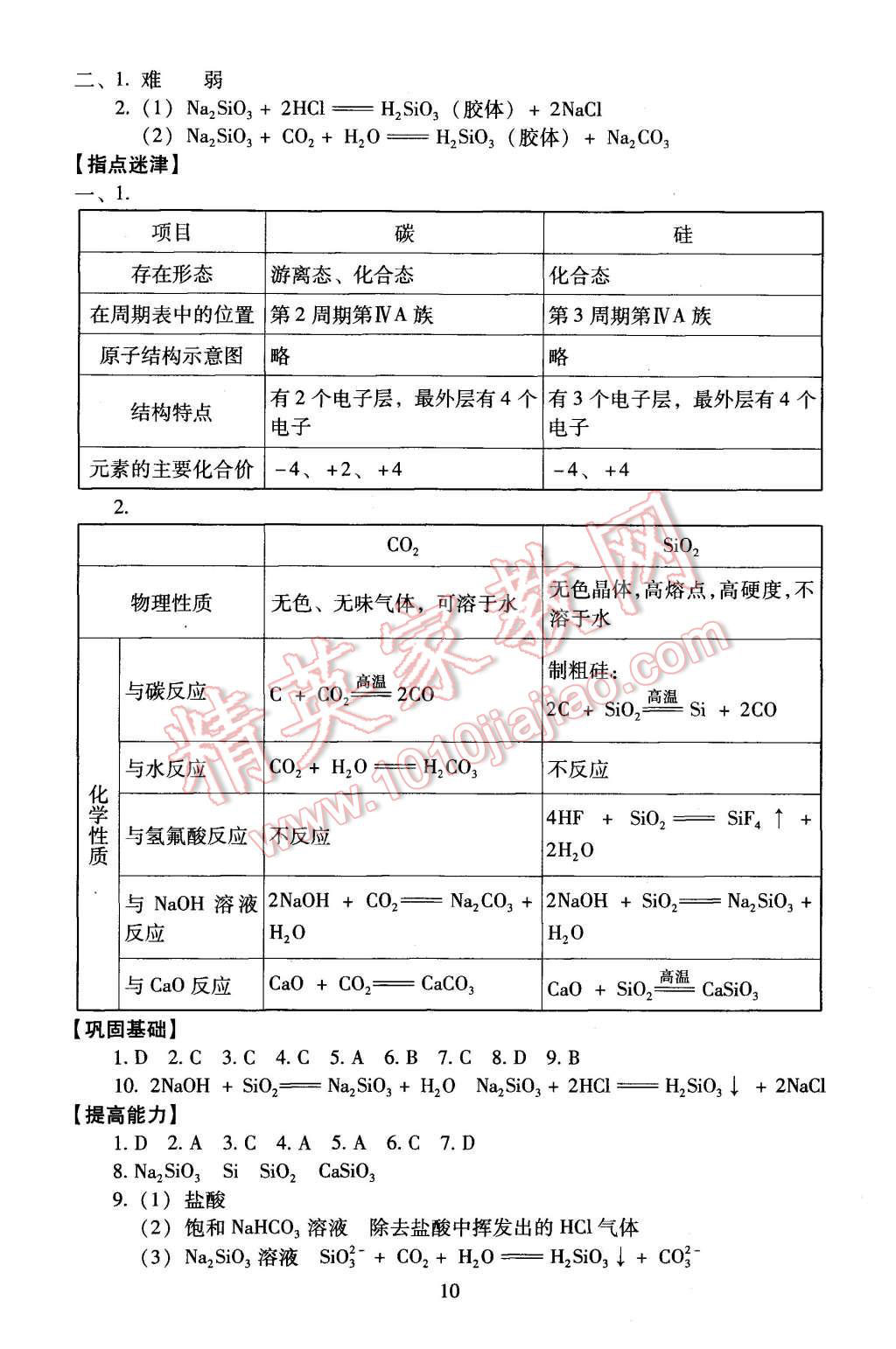 2015年海淀名師伴你學同步學練測高中化學必修1 第10頁