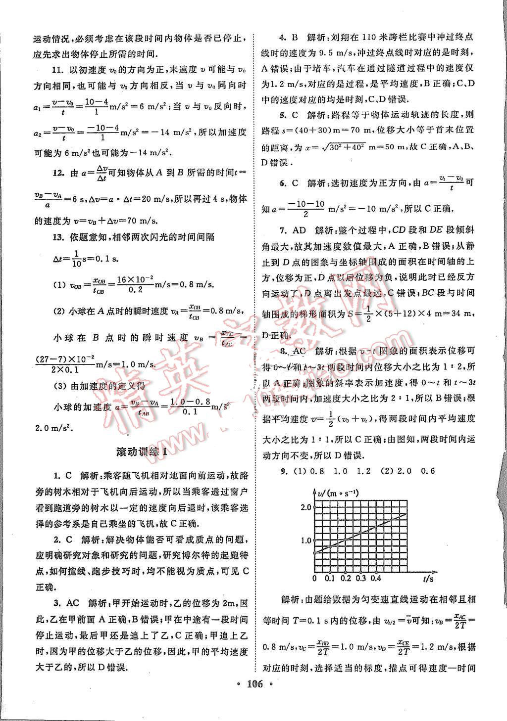 2015年高中物理小題狂做必修1人教版 第8頁