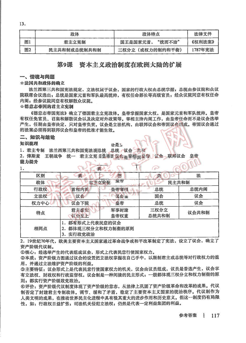 2015年學(xué)習(xí)與評價歷史必修1人教版 第7頁