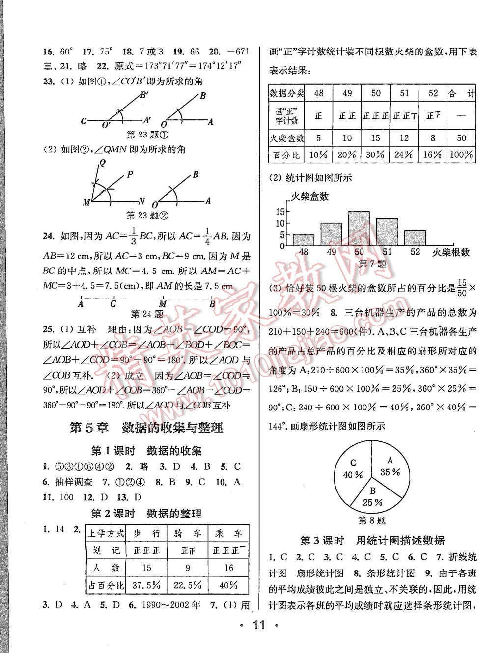 2015年通城學(xué)典小題精練七年級(jí)數(shù)學(xué)上冊(cè)滬科版 第10頁(yè)