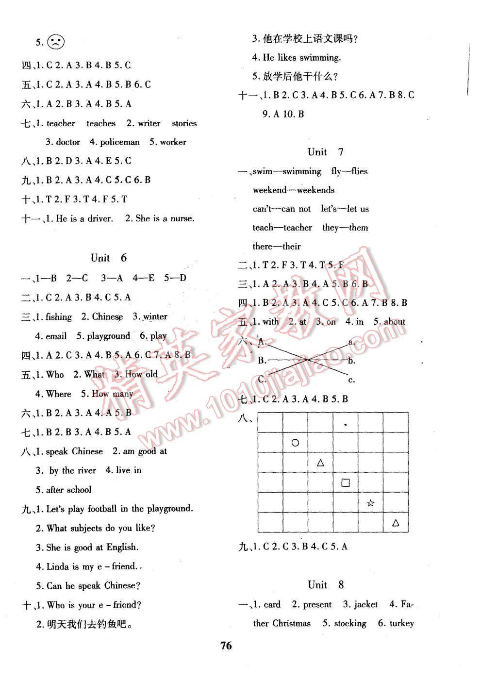 2015年黃岡360度定制密卷五年級(jí)英語(yǔ)上冊(cè)牛津版 第4頁(yè)