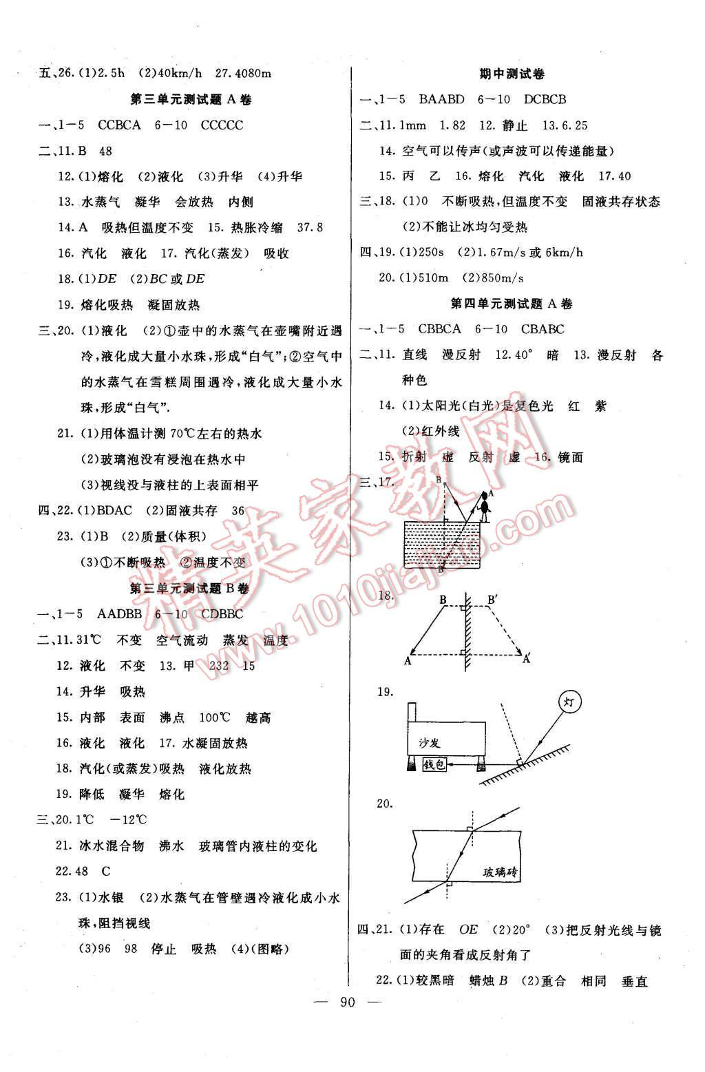 2015年名師導(dǎo)航完全大考卷八年級(jí)物理上冊(cè)人教版 第2頁(yè)