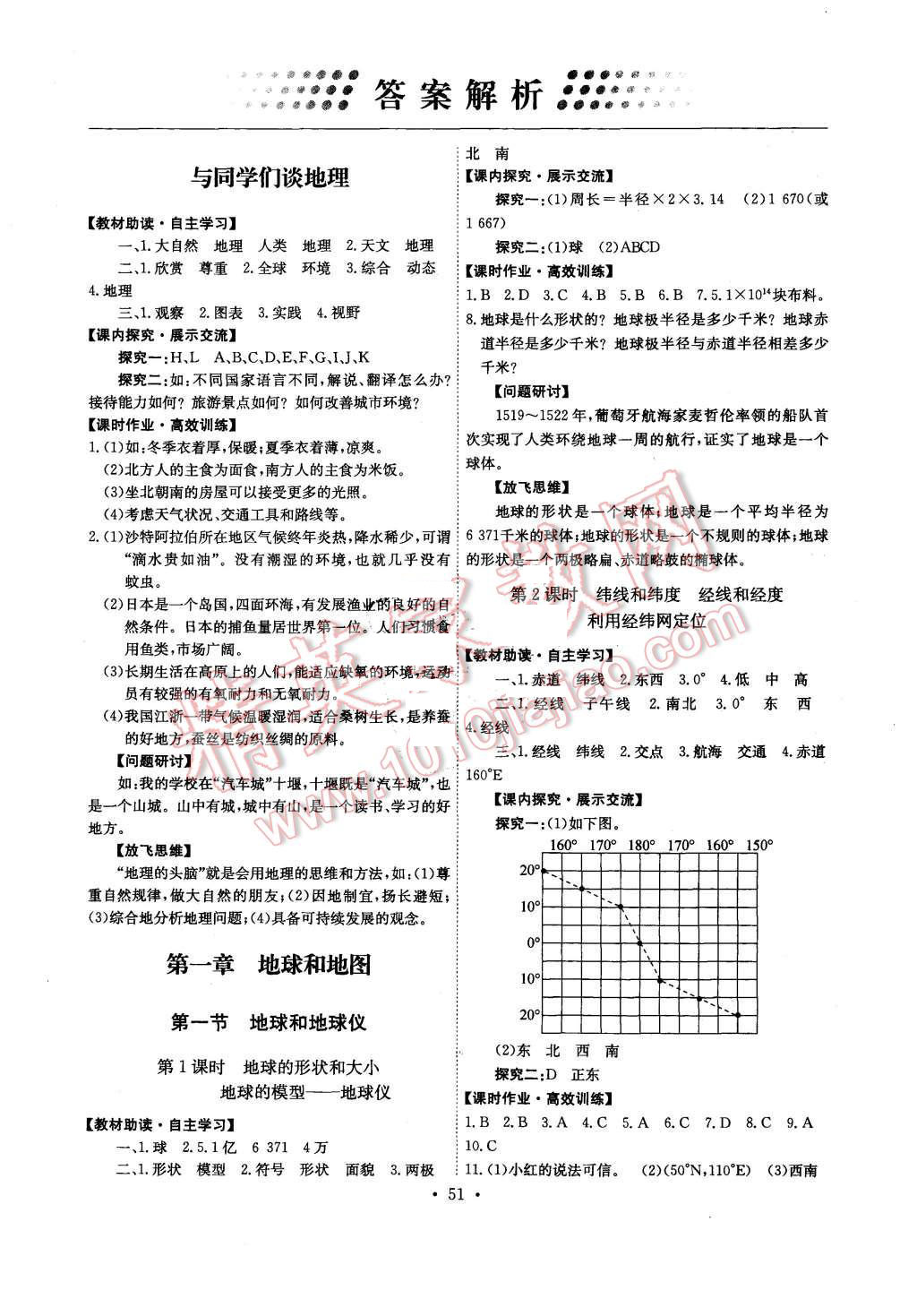 2015年能力培養(yǎng)與測(cè)試七年級(jí)地理上冊(cè)人教版 第1頁(yè)