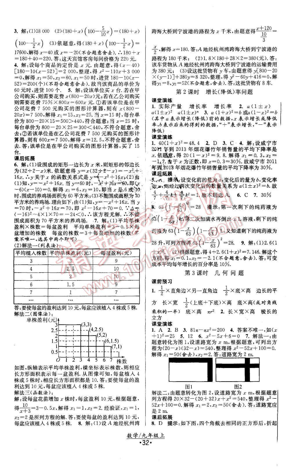 2015年課時(shí)提優(yōu)計(jì)劃作業(yè)本九年級(jí)數(shù)學(xué)上冊(cè)國(guó)標(biāo)蘇科版 第4頁(yè)