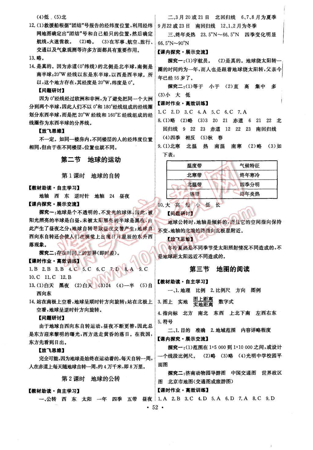 2015年能力培養(yǎng)與測(cè)試七年級(jí)地理上冊(cè)人教版 第2頁(yè)