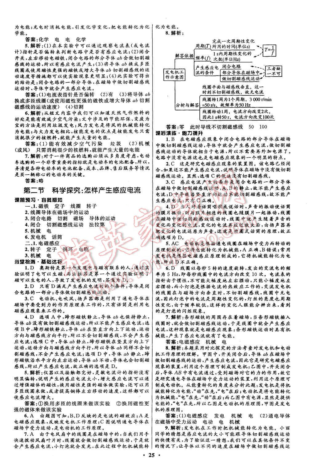 2015年初中同步測控全優(yōu)設(shè)計九年級物理全一冊滬科版 第25頁