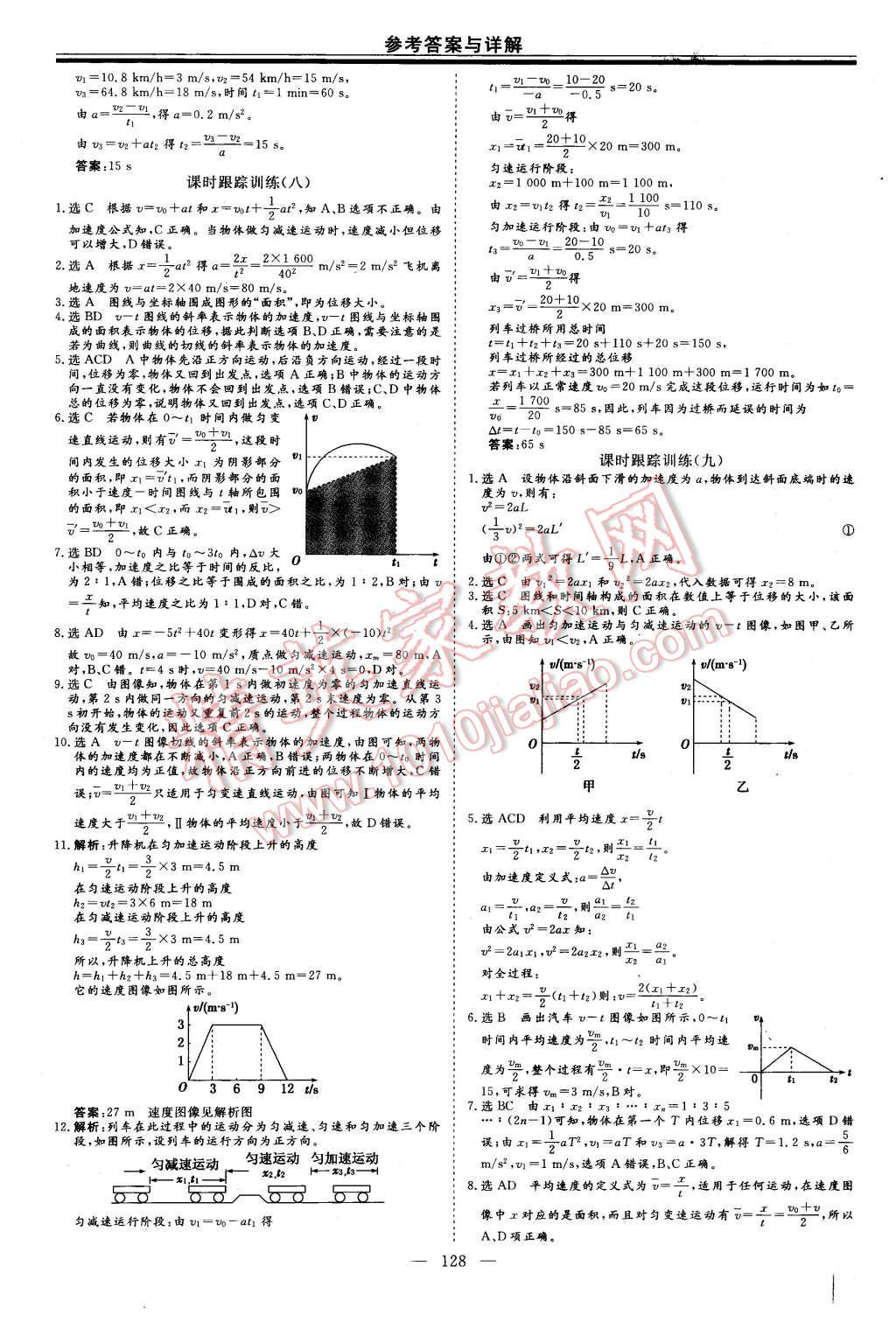 2015年高中新課程導學與評估創(chuàng)新學案物理必修1人教版 第14頁