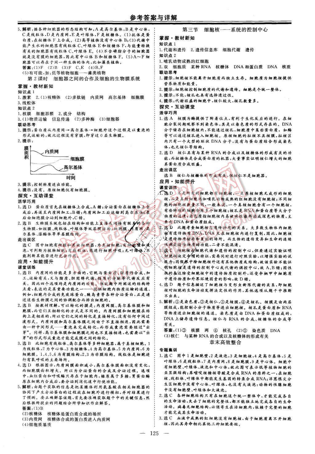 2015年高中新課程導學與評估創新學案生物必修1人教版 第5頁