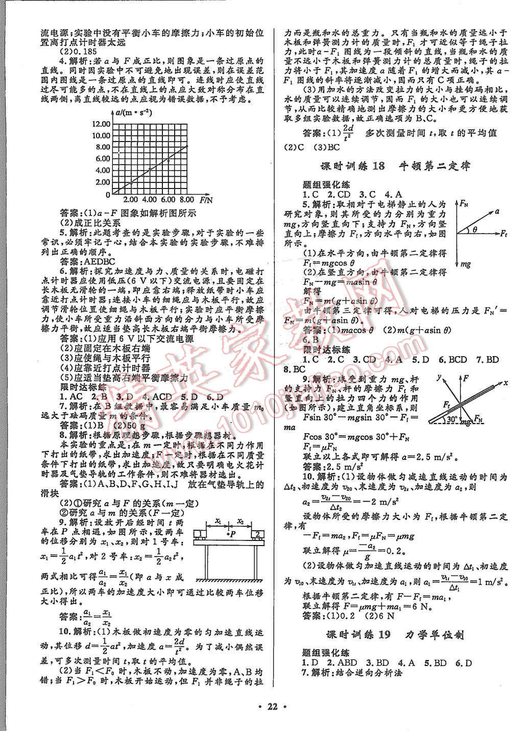 2015年志鴻優(yōu)化贏在課堂物理必修1人教版 第22頁