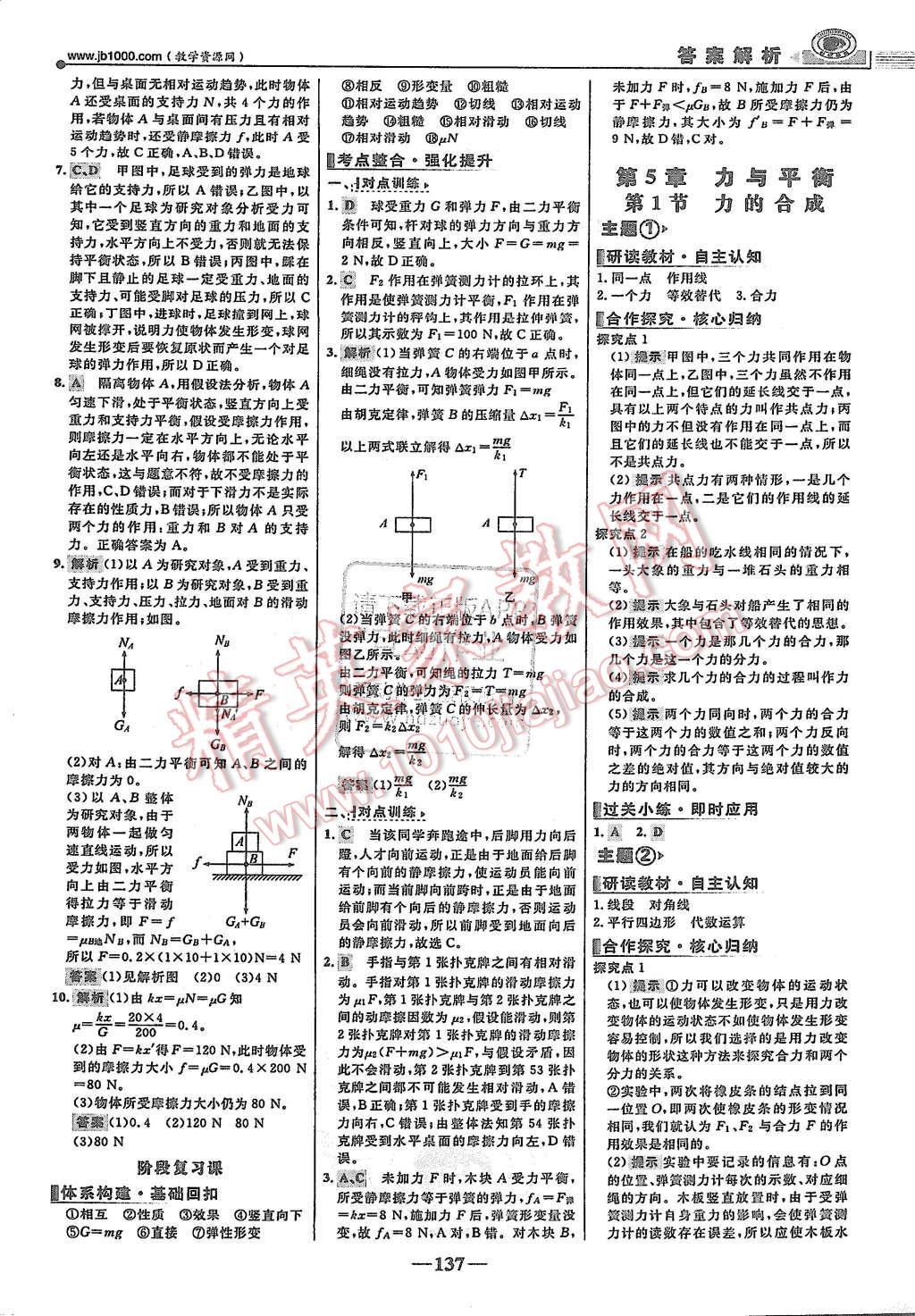 2015年世紀(jì)金榜課時講練通物理必修1魯科版 第12頁