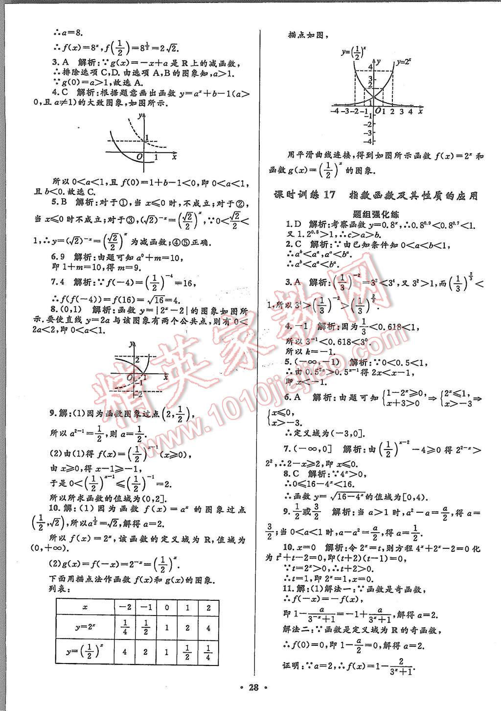 2015年志鴻優(yōu)化贏在課堂數(shù)學(xué)必修1人教A版 第28頁